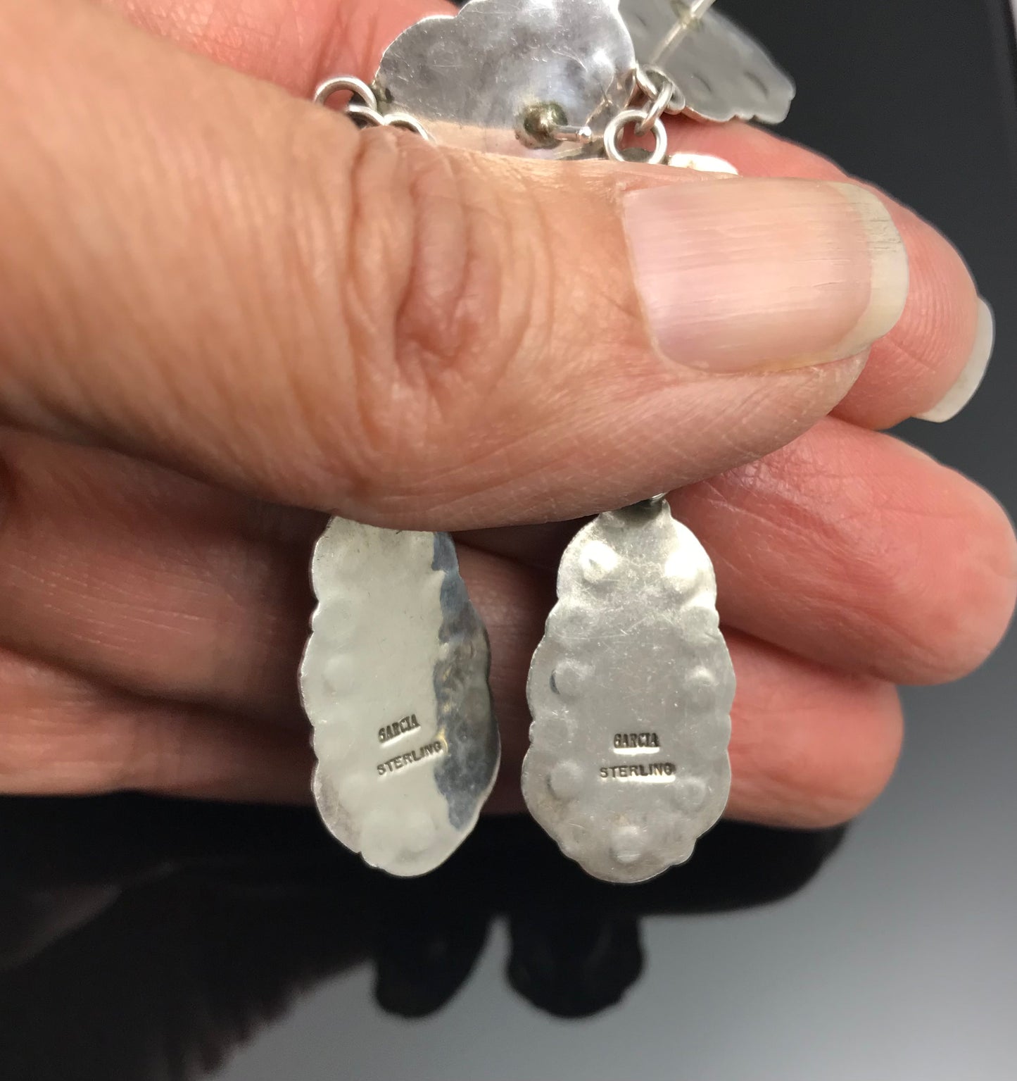 Vintage Native American Multi-stone Earrings - Garcia