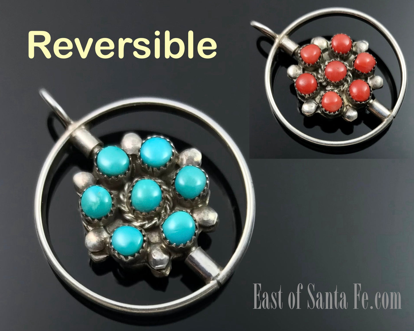 Turquoise Posts, Oval Conchos, Spindly Fringe Earrings - Jewelry Lady Red  River