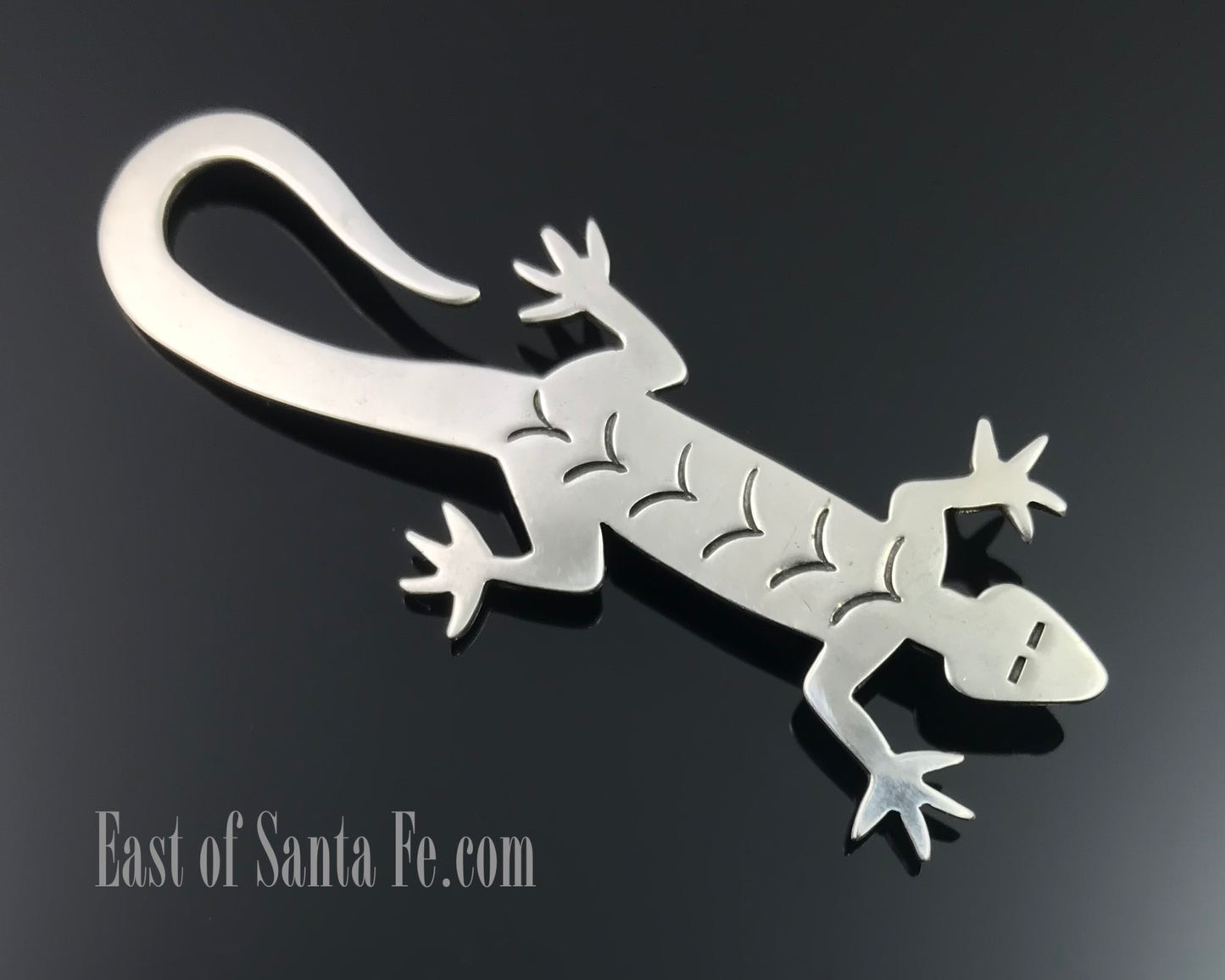 Sterling Silver Lizard Gecko Pin 925 Mexico